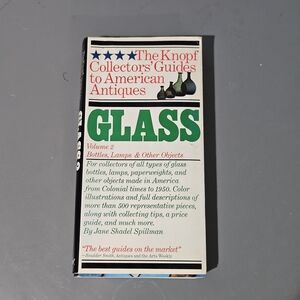 Book The Knopf Collectors' Guide to American Antiques and Glass